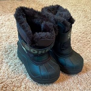 Sorel Boys/Girls Snow Commander-K Boots size 7 New